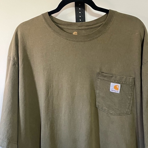 Carhartt Original Fit Green Shirt Sz 2XLT - Picture 3 of 7